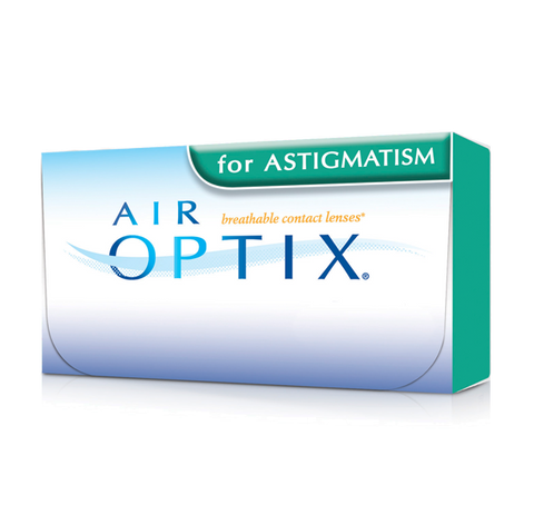 Alcon Air Optix Aqua for Astigmatism (SPH Power: -6.50 to -9.00D with Cyl: -1.25 & -1.75)