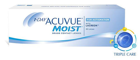 1 Day Acuvue Moist for Astigmatism Myopia [-] (Cyl: -0.75D, -1.25D, -1.75D)